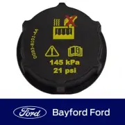 GENUINE FORD RADIATOR/COOLANT OVERFLOW CONTAINER CAP 1.0L 3 CYL SEE DESCRIPTION