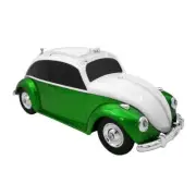 New Volkswagen Beetle Car Green Bluetooth Portable Speaker with LED Light USB/FM