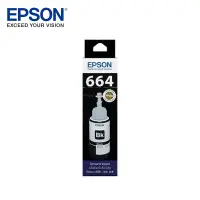 在飛比找博客來優惠-EPSON 664(C13T664100)原廠黑色墨水匣
