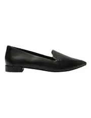 [Sandler] Raven Flat Shoes in Black Leather
