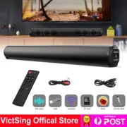 40W Surround Home TV Bluetooth 5.0 Sound Bar Speaker System Wireless Subwoofer