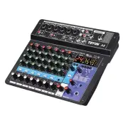 A8 Audio Mixer Professional 8-Channel Mixing Console 24 bits Sampling rate