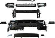 Body Kits，Compatible With Land Rover Defender 110 Car Accessories 2020-2024 Bumpers, Compatible With Defender 90 Black Knight Kit Gloss Black Kit(1 Set)