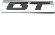 KBTBSCCPLG Car Styling Metal GT Logo Emblem Decal Badge Car Sticker Compatible with Mustang Car Logo(Silver with B)