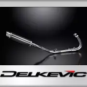 Kawasaki Ninja 400 18-23 Delkevic Complete Exhaust 2-1 14" Round Carbon Muffler