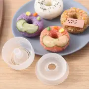 2PCS Creative Sushi Donut Shape Maker Rice Ball Mold Home Non-Stick Rice M;;^