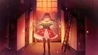 Anime girl brown hair long book Playmat Gaming Mat