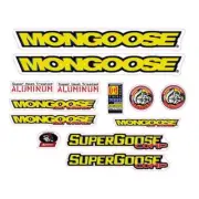 Mongoose - 1997 Supergoose Comp - decal set- old school bmx