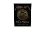 Metallica Bay Area Thrash Strip Patch (Black/Gold) (One Size)