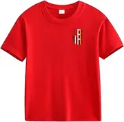 [Generic] Long Shirt Kids New Fashionable Cute Print Comfortable Version of The Girls Printed T Shirt Plain Top
