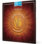 D'Addario NBM1038 Nickel Bronze Mandolin Strings, Light, 10-38