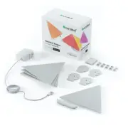 Nanoleaf Shapes Triangles 4 Light Panels Starter Kit Wall Mounted App Control