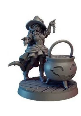 Tiefling Witch Vae Victus Resin DnD Miniature | Dungeons and Dragons