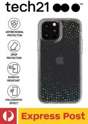 iPhone 12 / 12 Pro Tech 21 Evo Sparkle Holographic Slim Impact Protection Case