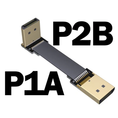 DP to DP Male to Male Extension Cable Displayport-compatible DP1.2 Adapter Cable
