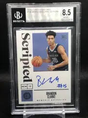 2019-20 PANINI ENCASED Brandon Clarke BGS 8.5 Gem Mint 10 AUTOGRAPH RC /99