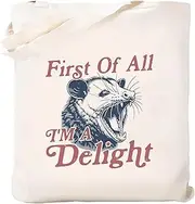 [Kimoli] Canvas Aesthetic Tote Bag for Women with Interior Pocket Totes Shopping Shoulder Bag Reusable Grocery Bags