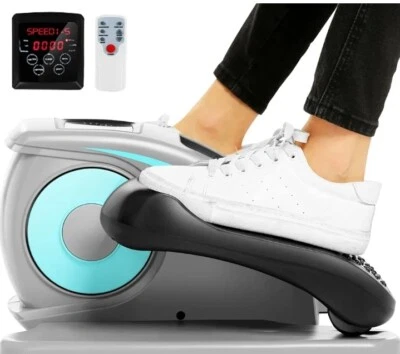ANCHEER Under Desk Elliptical, Electric Ellipse Leg Exerciser While Sitting for
