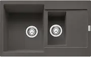[FRANKE] Kitchen Sink Made of Granite (Fragranite) with Single and a Half Bowl Maris MRG 651-78 - Slate Grey - 114.0716.347