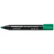 Staedtler Lumocolour Permanent Marker Chisel Green