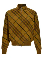[Burberry] Burberry-Check Print Jacket Giacche Giallo-Uomo 50IT Yellow