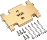 INJORA Brass Skid Plate Gear Mount for AX24 XC-1 1/24 RC Crawler Upgrade, 21g