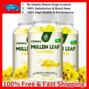 3Packs Natural Mullein Leaf Capsules For Lung Cleanse Detox Cleanse Support AU