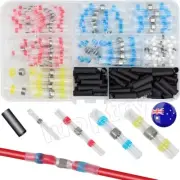 450PCS Waterproof Solder Heat Shrink Seal Sleeve Wire Butt Splice Connectors Kit