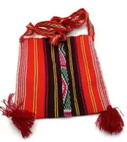 Handwoven Alpaca Wool Chuspa Ceremonial Andean Mountain of Cusco