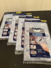 Dawn Ultra Multipurpose Reusable Wipes - 4 Packs Of 6 Each, 24 Wipes