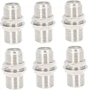 ETHZZLE 6 Sets of F- Cable Connectors Tv Antenna Satellite Modem Cable Box Durable and Waterproof