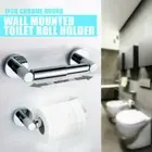 Wall Mounted Toilet Roll Holder Bar Tissue Paper Stand Bathroom Shelves Racks