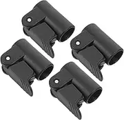 TOGEVAL 4pcs Sturdy Adjustable Tent Pole Connectors Clips for Tent Setup to Mounting for Outdoor Canopy Fittings and Rods