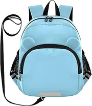 [ODAWA] Toddler Backpacks with Leash Sky Blue Kids Backpack, Toddler Backpack for Boys and Girls