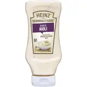 Heinz Seriously Good Mayo Garlic Aioli Flavoured Mayonnaise 500mL