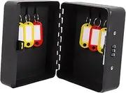 DIYEAH Wall Mounted Key Storage Box Sturdy Key Cabinet with Password Lock Capacity for Home and Office Easy to Install and Use