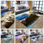 Living Room Coffee Table Sofa Print Animal Carpet Room Bedroom Bedside Full Pad