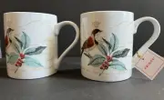 2 Fringe Studios Christmas Theme Coffee Cup Mug Winter Crowned Bird Robin