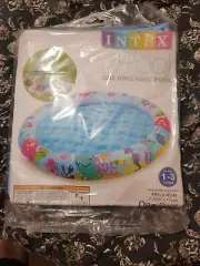 Swimming Pool NEW Intex Inflatable One Ring Baby Kiddie Pool Ages 1-3 S
