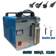 Oxy-Hydrogen 220V Generator FlameWater Welder H180+Double Gun Polishing Machine