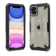 Honeycomb Pattern Case w/ Black TPU Bumper for iPhone 12 Pro Max 6.7" BLACK