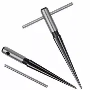 2PC SET 3-16mm T Handle Tapered Taper Hand Held Reamer Hole Pipe Reaming Tool AU