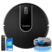 [EU Direct]LIECTROUX N7S-U Robot Vacuum Cleaner and Wet Mop Combo,Smart Mapping,WiFi App And Remote Control,4000Pa Sucti
