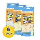 6 x Eraser Daddy 10x Magic Eraser Melamine Chemical-Free Cleaning Sponge