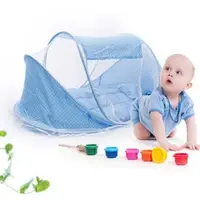 在飛比找PChome商店街優惠-BO雜貨【YV6370】免安裝嬰幼兒蚊帳罩 寶寶蒙古包 可折