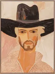 Desert Drifter Cowboy Canvas Art Print