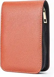 12 Fountain Pen Case Black Coffee Gray Color, Coffee, 1 Count (Pack of 1), Modern