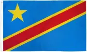 10 x "CONGO DEMOCRATIC REPUBLIC" flag 2x3 ft polyester banner sign Africa DRC UN