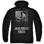 Hoodie - JAILHOUSE ROCK Pull-Over Sweatshirt pure cotton
