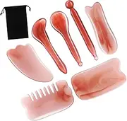 Facial Tools 1 Set Massage Tools Face Massager Manual Massager Storage Bag